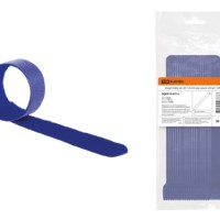 Хомут-липучка ХЛ 12х135 мм синий (20 шт) TDM
