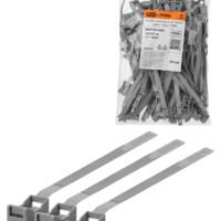 Крепеж ремешковый 7,6х165 серый (100шт) TDM