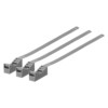 Крепеж ремешковый 7,6х285 серый (50шт) TDM