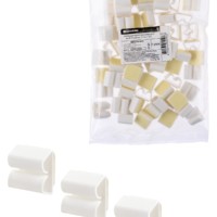 Клипса для кабеля самоклеящаяся тип B 17х20 мм (100шт) TDM