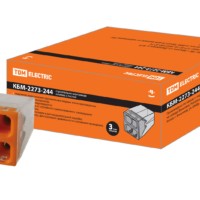 Клемма СМК зажимная 2.5мм2 с пастой TDM