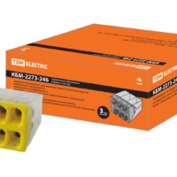 Клемма СМК зажимная 2.5мм2 с пастой TDM