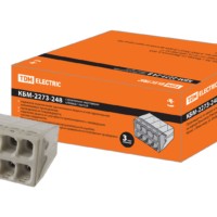 Клемма СМК зажимная 2.5мм2 с пастой TDM