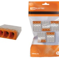 Клемма СМК зажимная 2.5мм2 с пастой 5шт/уп TDM