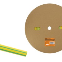 Термоусаживаемая трубка ТУТнг 10/5 желто-зеленая (100 м/ролл) TDM