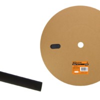 Термоусаживаемая трубка ТУТнг 14/7 черная (100 м/ролл) TDM
