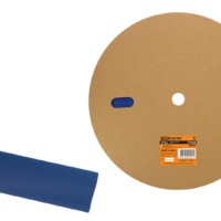 Термоусаживаемая трубка ТУТнг 16/8 синяя (100 м/ролл) TDM