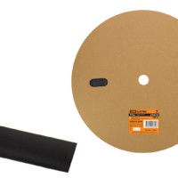 Термоусаживаемая трубка ТУТнг 20/10 черная (100 м/ролл) TDM