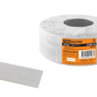 Термоусаживаемая трубка ТУТнг 30/15 белая (50 м/ролл) TDM