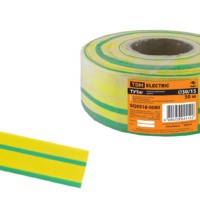 Термоусаживаемая трубка ТУТнг 30/15 желто-зеленая (50 м/ролл) TDM