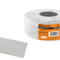 Термоусаживаемая трубка ТУТнг 40/20 белая (50 м/ролл) TDM
