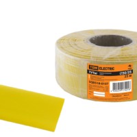 Термоусаживаемая трубка ТУТнг 50/25 желтая (25 м/ролл) TDM