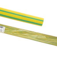 Термоусаживаемая трубка ТУТнг 6/3 желто-зеленая по 1м (50 м/упак) TDM