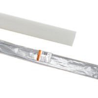 Термоусаживаемая трубка ТУТнг 8/4 белая по 1м (50 м/упак) TDM