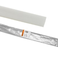 Термоусаживаемая трубка ТУТнг 12/6 белая по 1м (50 м/упак) TDM