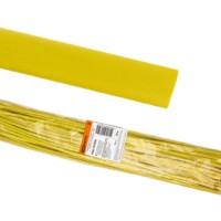 Термоусаживаемая трубка ТУТнг 14/7 желтая по 1м (50 м/упак) TDM