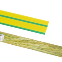 Термоусаживаемая трубка ТУТнг 16/8 желто-зеленая по 1м (50 м/упак) TDM