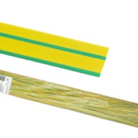 Термоусаживаемая трубка ТУТнг 25/12,5 желто-зеленая по 1м (50 м/упак) TDM