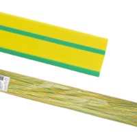 Термоусаживаемая трубка ТУТнг 30/15 желто-зеленая по 1м (25 м/упак) TDM