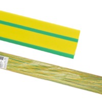 Термоусаживаемая трубка ТУТнг 40/20 желто-зеленая по 1м (25 м/упак) TDM