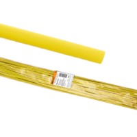 Термоусаживаемая трубка ТУТнг 2/1 желтая по 1м (200 м/упак) TDM