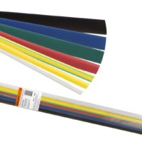 Набор трубок ТУТнг 10/5, 12/6, 16/8, 20/10, 25/12.5, 30/15, 40/20 по 7 цветов по 1м (49 м/упак) TDM