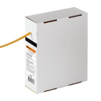 Термоусаживаемая трубка ТУТнг 4/2 желтая в коробке (10 м/упак) TDM