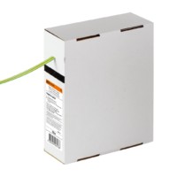 Термоусаживаемая трубка ТУТнг 4/2 желто-зеленая в коробке (10 м/упак) TDM