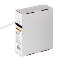 Термоусаживаемая трубка ТУТнг 6/3 белая в коробке (10 м/упак) TDM