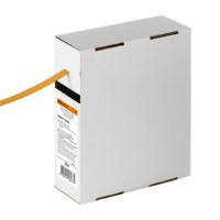 Термоусаживаемая трубка ТУТнг 6/3 желтая в коробке (10 м/упак) TDM