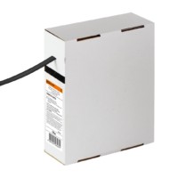 Термоусаживаемая трубка ТУТнг 6/3 черная в коробке (10 м/упак) TDM