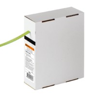 Термоусаживаемая трубка ТУТнг 6/3 желто-зеленая в коробке (10 м/упак) TDM