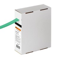 Термоусаживаемая трубка ТУТнг 12/6 зеленая в коробке (10 м/упак) TDM