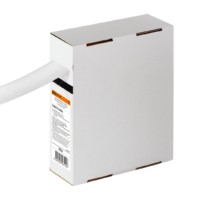 Термоусаживаемая трубка ТУТнг 20/10 белая в коробке (10 м/упак) TDM