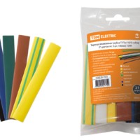 Термоусаживаемая трубка ТУТнг 10/5 набор (7 цветов по 3 шт. 100мм) TDM