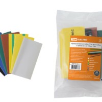 Термоусаживаемая трубка ТУТнг 30/15 набор (7 цветов по 3 шт. 100мм) TDM