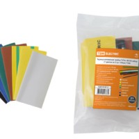 Термоусаживаемая трубка ТУТнг 40/20 набор (7 цветов по 3 шт. 100мм) TDM