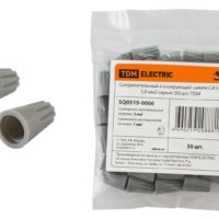 Соединительный изолирующий зажим СИЗ-1 3,0 мм2 серый (50 шт) TDM