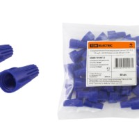 Соединительный изолирующий зажим СИЗ-Л-2 12 мм2 с лепестками синий (50 шт) TDM