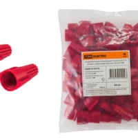 Соединительный изолирующий зажим СИЗ-Л-4 20 мм2 с лепестками красный (50 шт) TDM