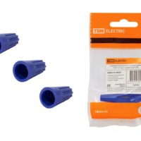 Соединительный изолирующий зажим СИЗ-2 4,5 мм2 синий (5 шт) TDM