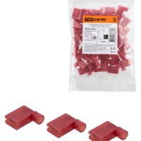 Разъем флажковый изолированный РФИ-М 1,5-6,3 (50 шт.) TDM