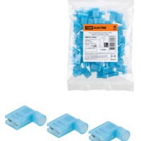 Разъем флажковый изолированный РФИ-М 2,5-6,3 (50 шт.) TDM