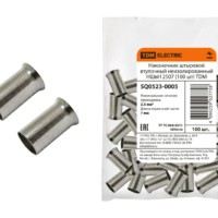 Наконечник кабельный НШвН 2507 100шт/уп TDM