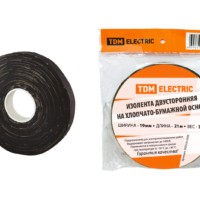 Изолента ХБ 19мм*21м двусторонняя (300 г)TDM
