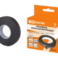 Изолента вулканизирующая 15 мм 5 метров (до 25 кВ) TDM