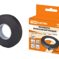 Изолента вулканизирующая 19 мм 9 метров (до 25 кВ) TDM