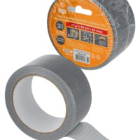 Лента армированная клейкая TPL, серебристая, 48 мм х 25 м TDM