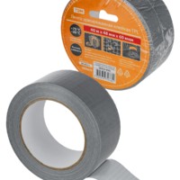 Лента армированная клейкая TPL, серебристая, 48 мм х 40 м TDM