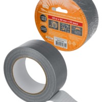 Лента армированная клейкая TPL, серебристая, 48 мм х 50 м TDM